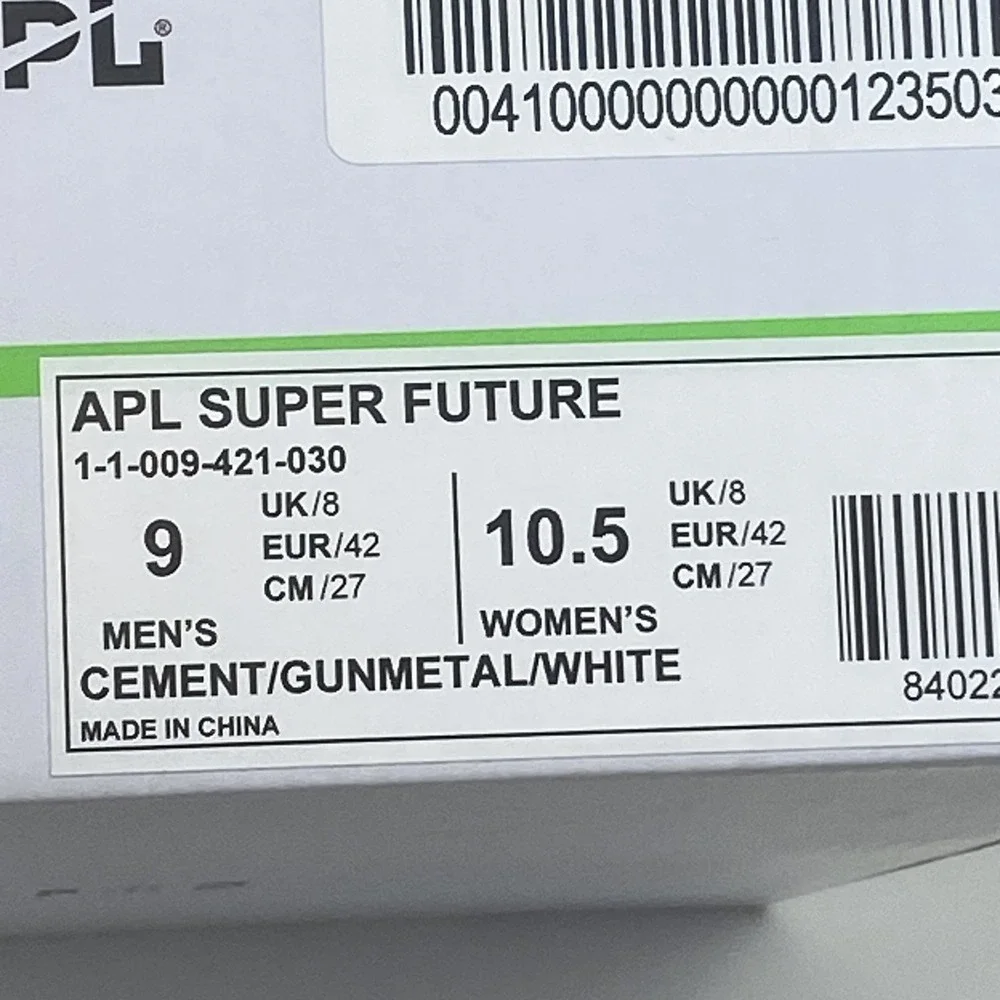 APL Super Future Shoes Mens Size 9 High Top Basketball Athletic Sneaker Trainers